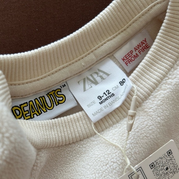 NWT Zara Baby Snoopy Sweater - Picture 3 of 6